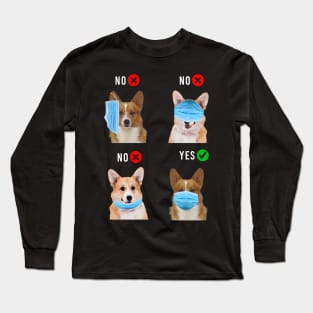 Corgi Right Long Sleeve T-Shirt